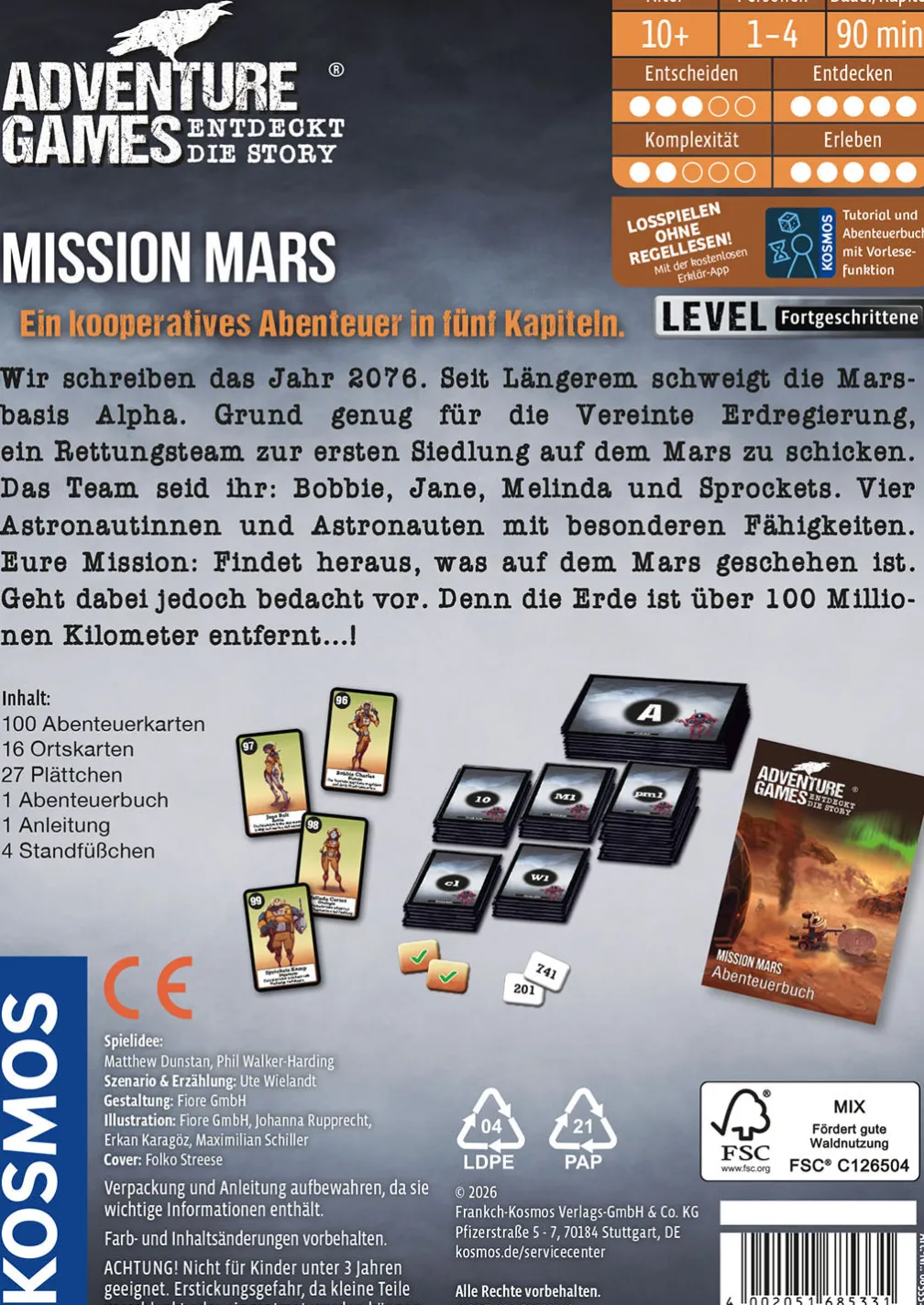 Adventure Games - Mission Mars