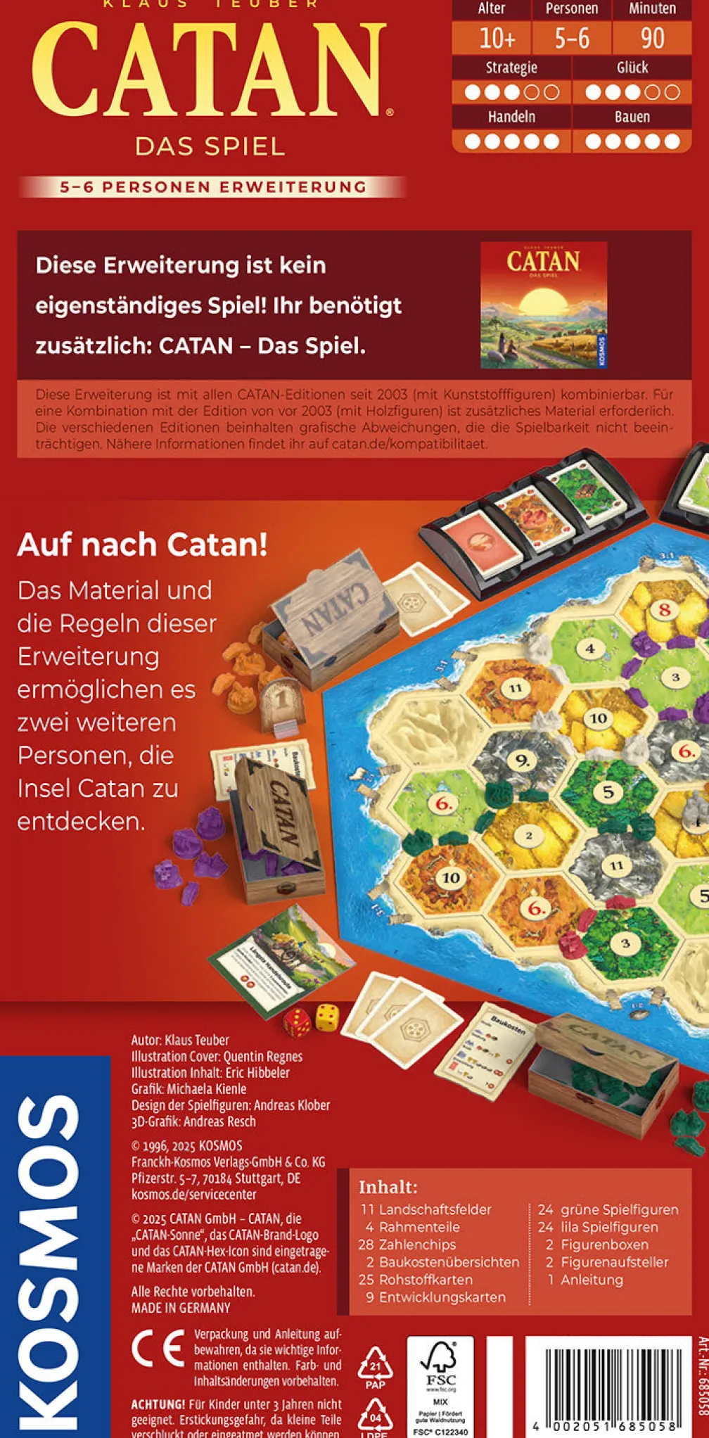 CATAN - Das Spiel - 5-6 Personen Erweiterung