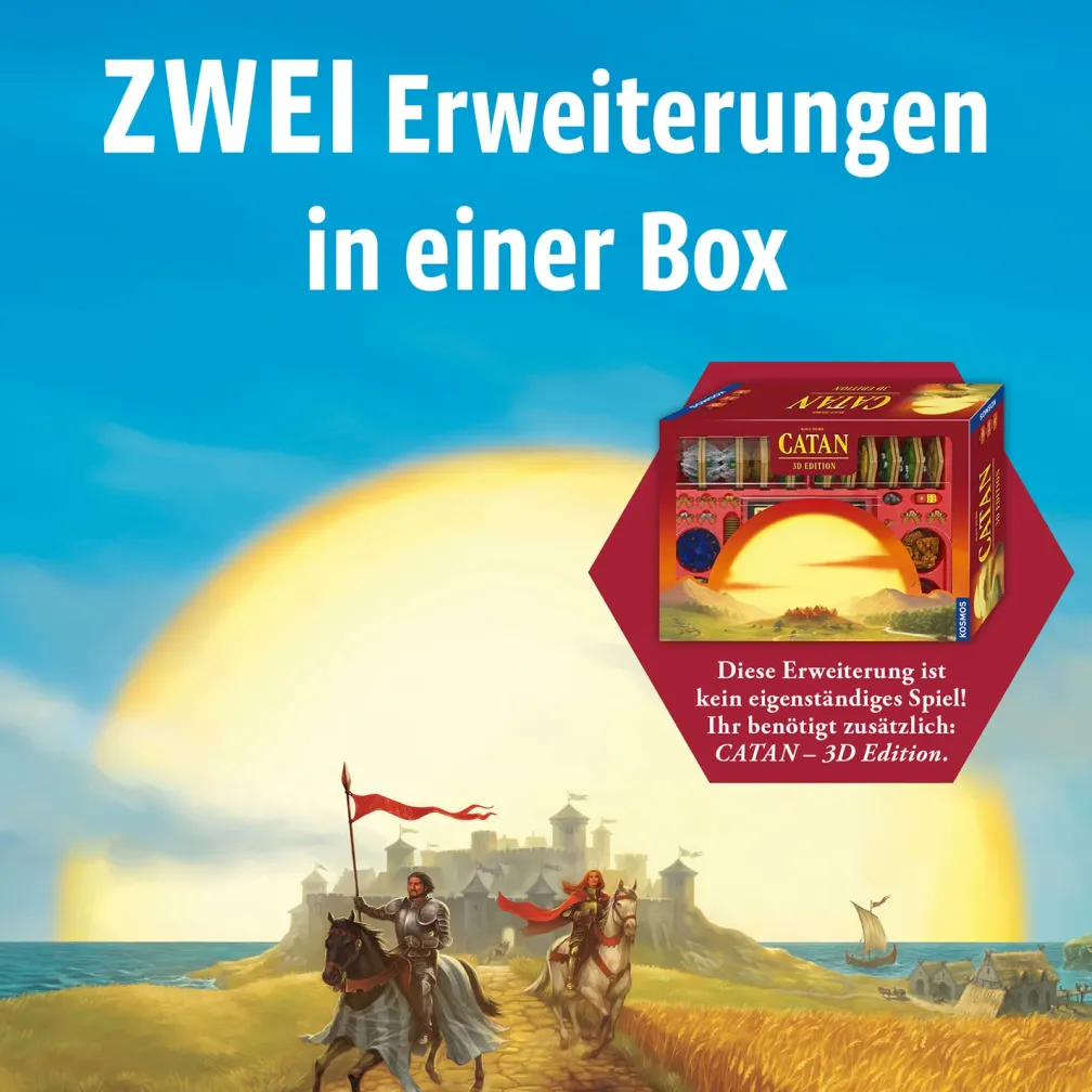 CATAN - 3D Erweiterung - Seefahrer + Städte & Ritter