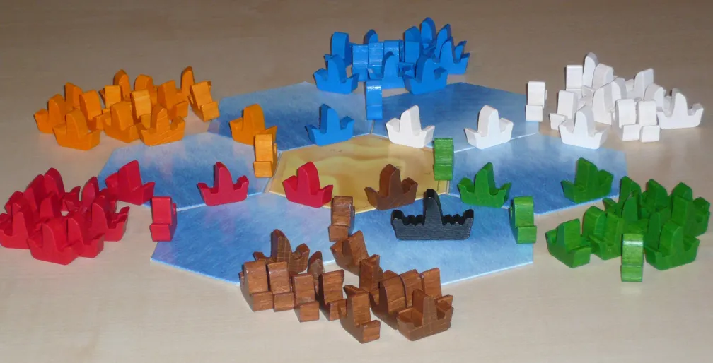 CATAN - Figuren Viking-Edition - Seefahrer-Erweiterung, bis 6 Spieler