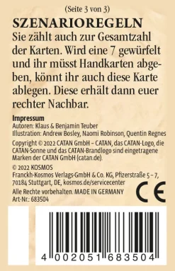CATAN - Sonderkarte für Aufbruch der Menschheit - Der Schamane