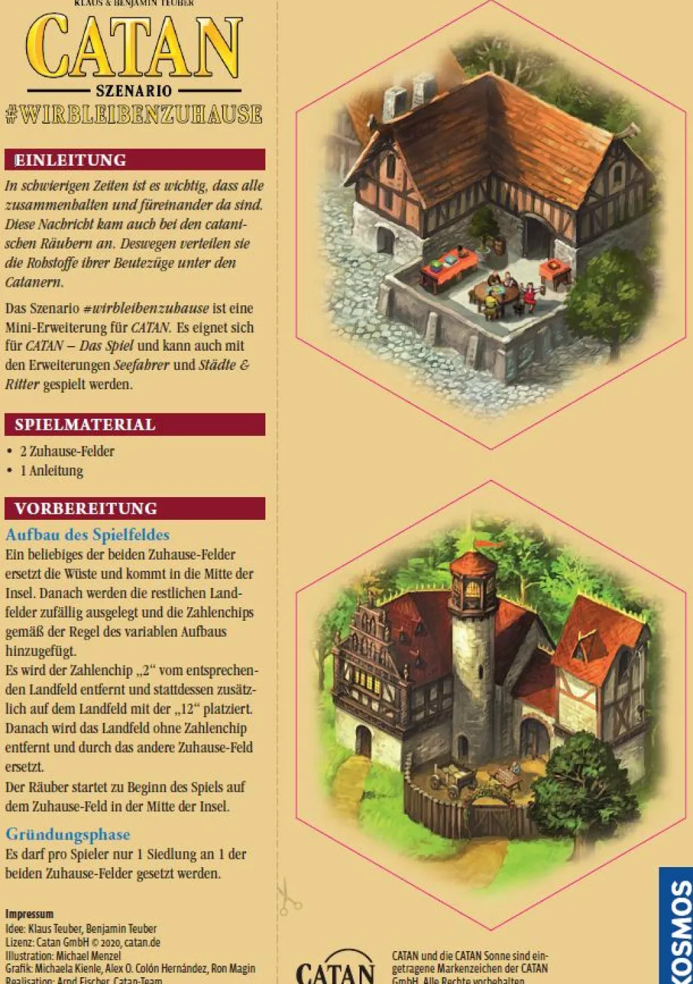 CATAN Szenario - #wirbleibenzuhause