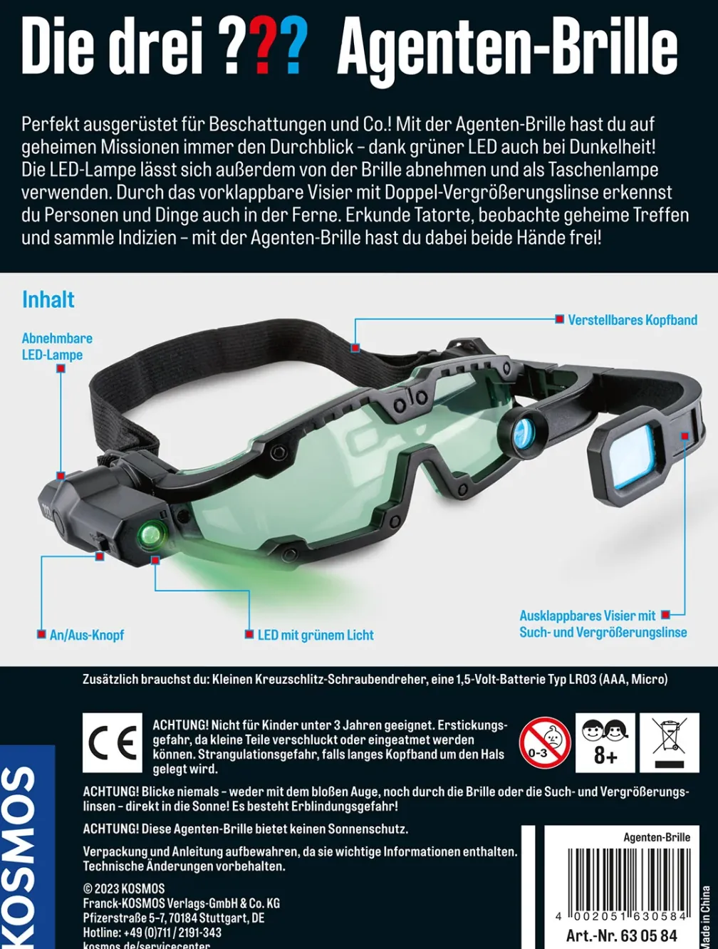Die drei ??? Agenten-Brille