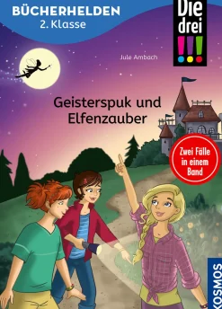 Die drei !!!, Bücherhelden 2. Klasse, Doppelband 1, Geisterspuk und Elfenzauber