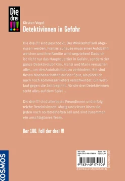Die drei !!!, 100, Detektivinnen in Gefahr