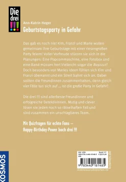 Die drei !!!, 117, Geburtstagsparty in Gefahr