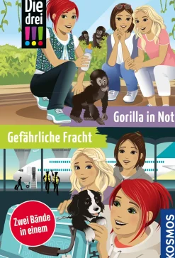 Die drei !!!, Gefährliche Fracht / Gorilla in Not (Doppelband)