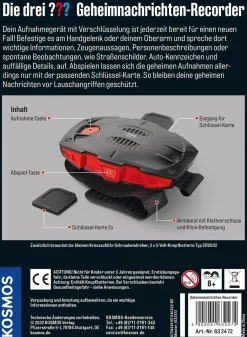 Die drei ??? Geheimnachrichten-Recorder