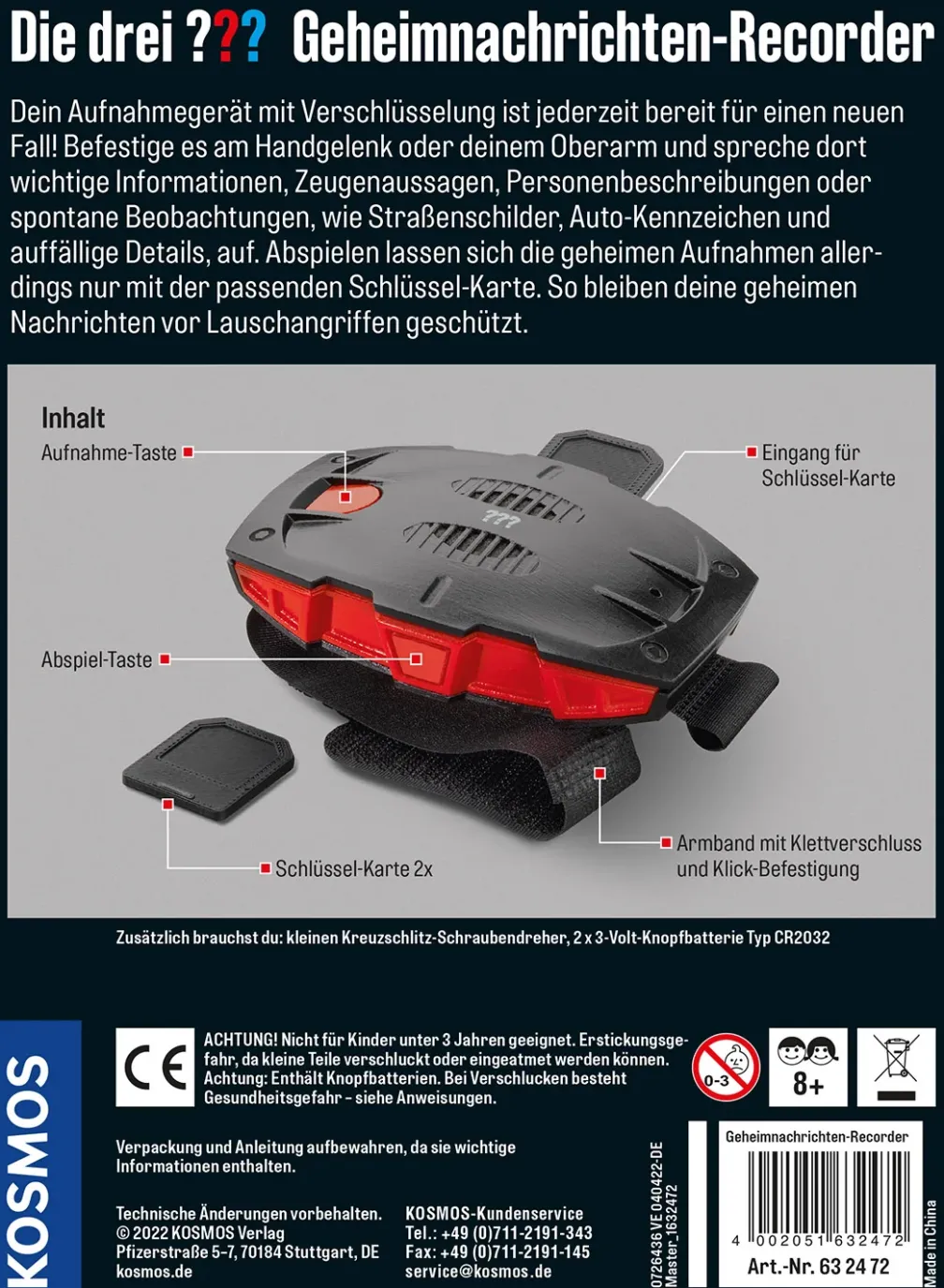 Die drei ??? Geheimnachrichten-Recorder