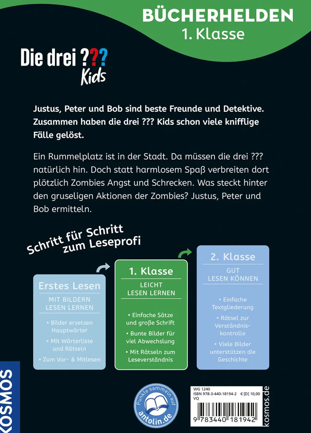 Die drei ??? Kids, Bücherhelden 1. Klasse, Vorsicht, Zombies!
