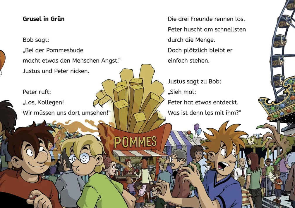 Die drei ??? Kids, Bücherhelden 1. Klasse, Vorsicht, Zombies!