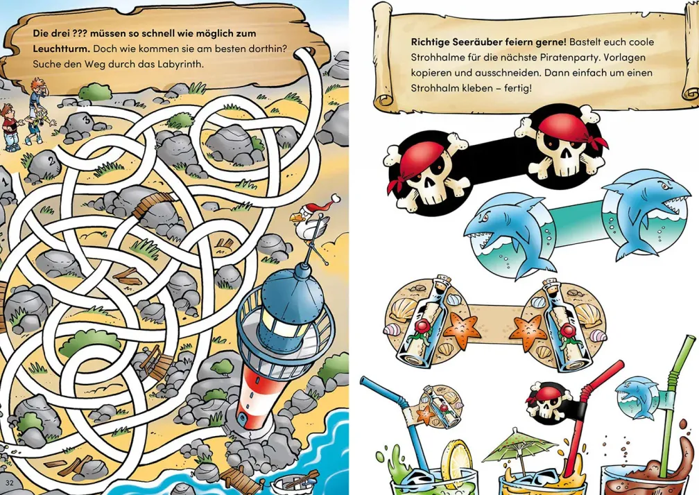 Die drei ??? Kids Ferienrätselbuch