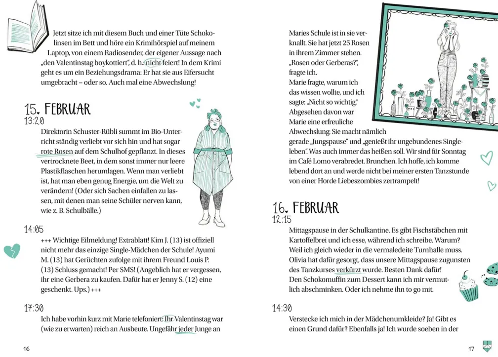 Die drei !!!, Kims Tagebuch