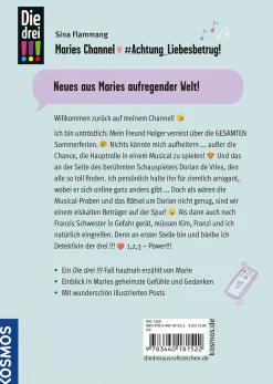 Die drei !!!, Maries Channel, #Achtung_Liebesbetrug!