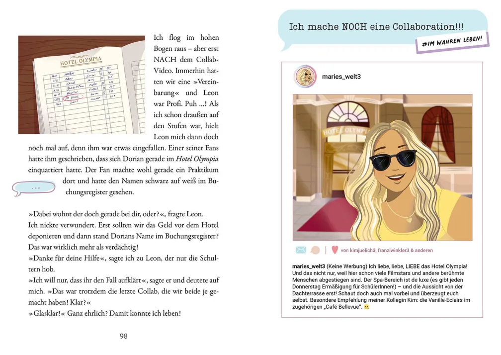 Die drei !!!, Maries Channel, #Achtung_Liebesbetrug!