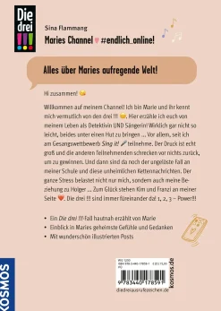 Die drei !!!, Maries Channel, #endlich_online