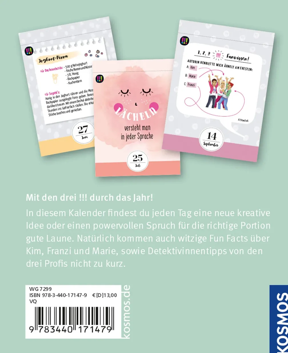 Die drei !!!, Powerkalender