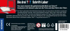 Die drei ??? Schrift-Labor