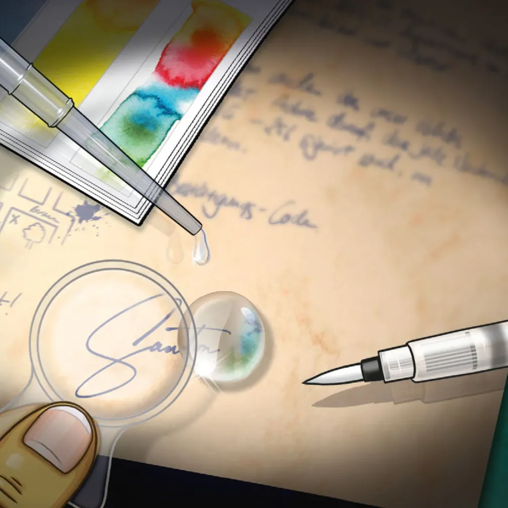 Die drei ??? Schrift-Labor