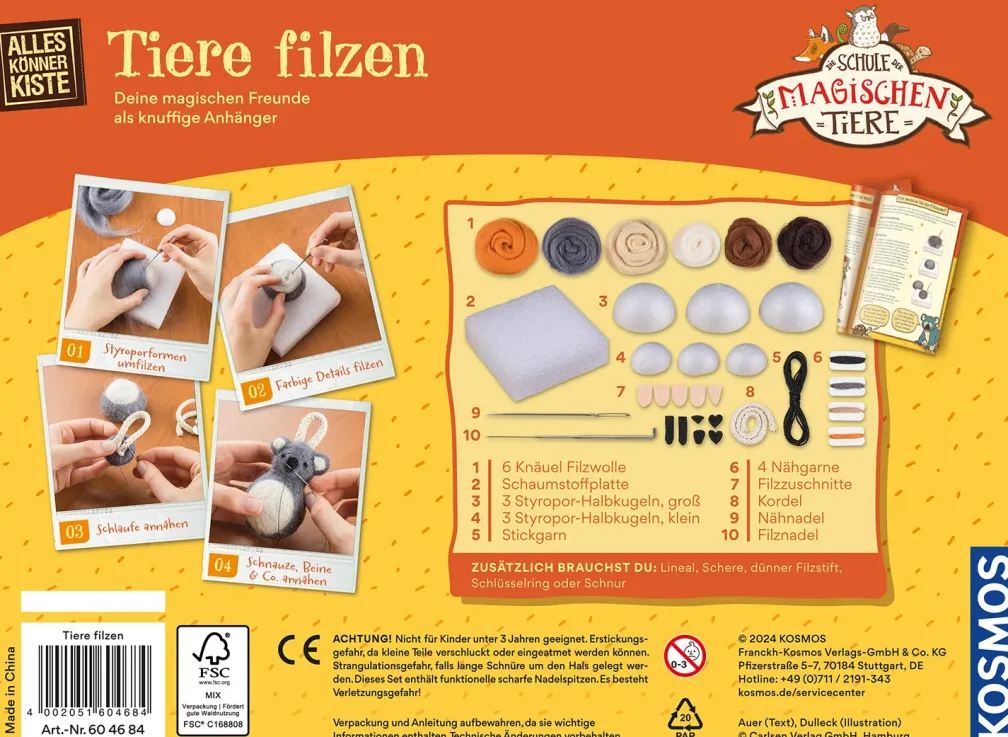 Die Schule der magischen Tiere - Tiere filzen
