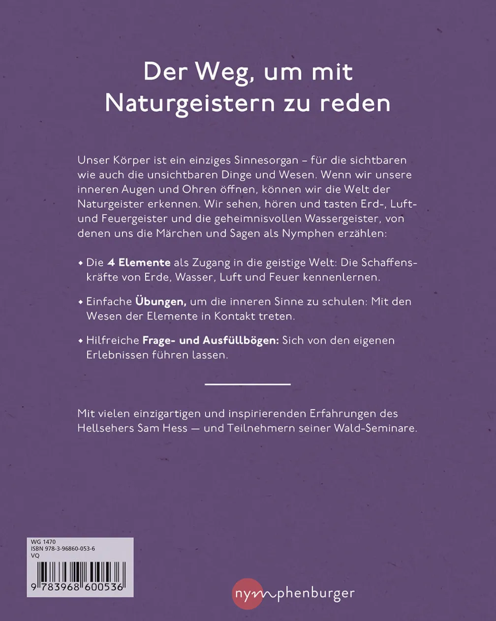 Die Welt der Naturgeister - Das Arbeitsbuch