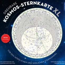 Drehbare Kosmos-Sternkarte XL
