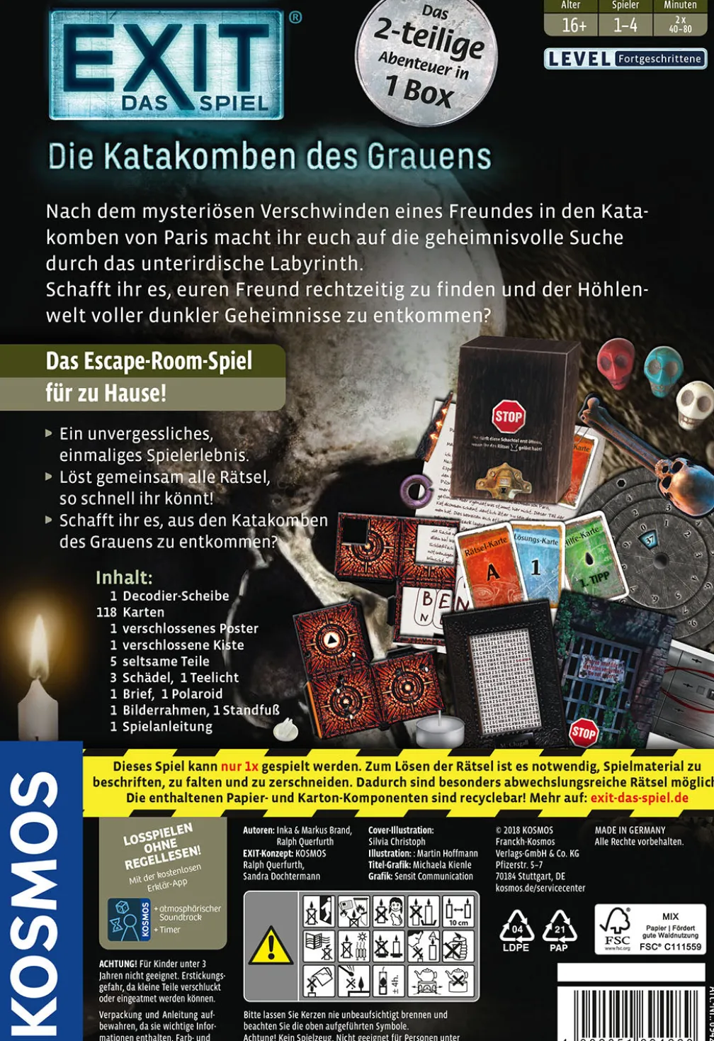 EXIT® - Das Spiel - Die Katakomben des Grauens