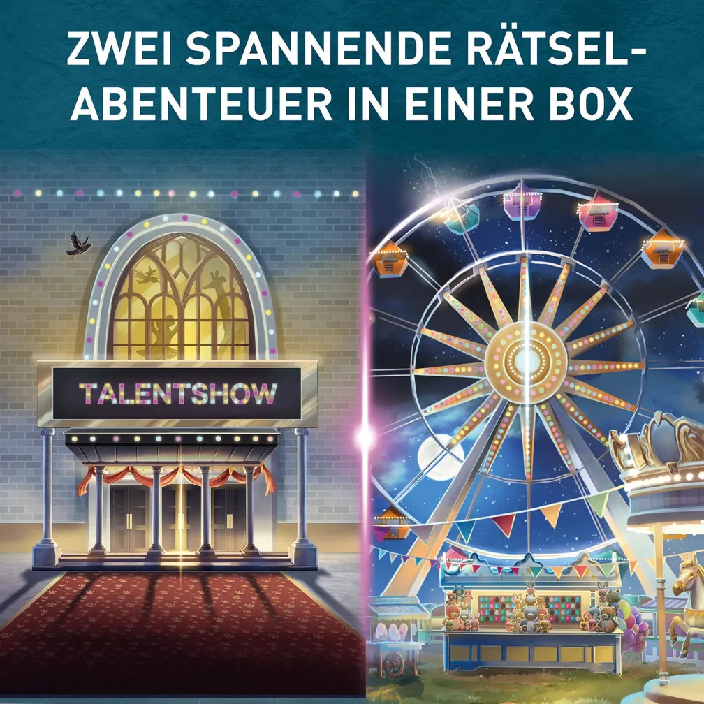 EXIT® - Das Spiel Family: Backstage Boys / Jahrmarkt im Dunkeln