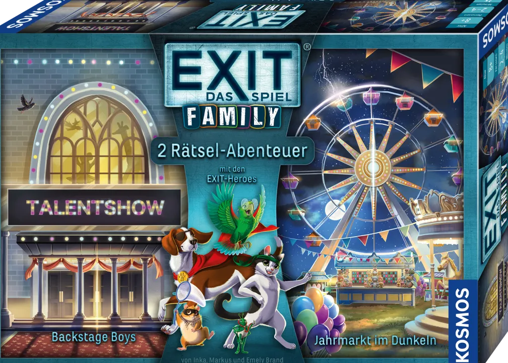 EXIT® - Das Spiel Family: Backstage Boys / Jahrmarkt im Dunkeln