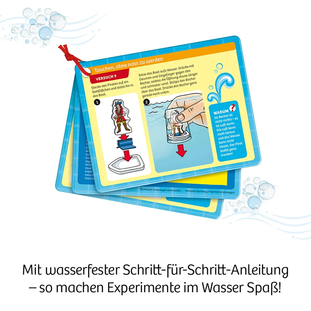 Experimente für die Badewanne