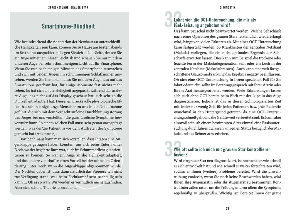 In der Sprechstunde: Grauer Star; Erkennen - verstehen - behandeln
