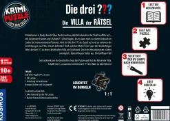Krimi Puzzle: Die drei ??? - Die Villa der Rätsel
