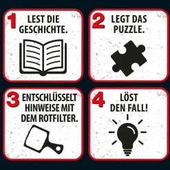Krimi Puzzle: Die drei ??? Kids - Spuk auf dem Schulfest