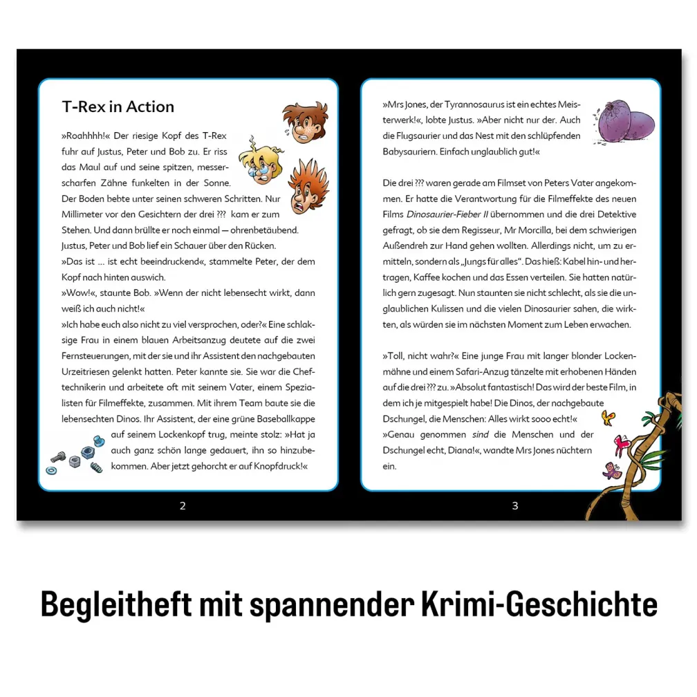 Krimi-Puzzle: Die drei ??? Kids - T-Rex in Action