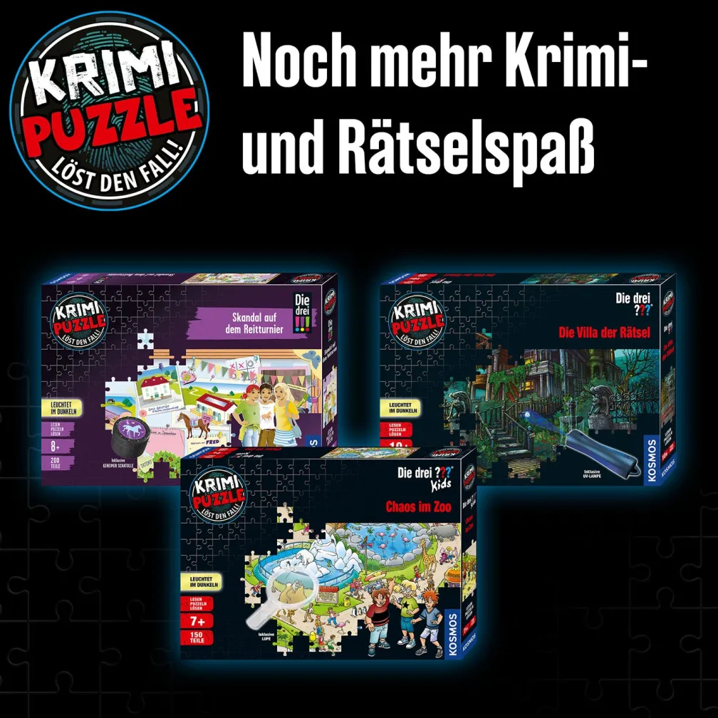 Krimi-Puzzle: Die drei ??? Kids - Vorsicht, Glibberfalle!