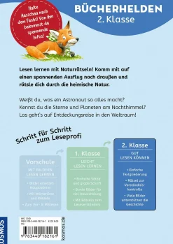Lesen lernen mit Naturrätseln, Bücherhelden 2. Klasse, Sternbilder & Planeten
