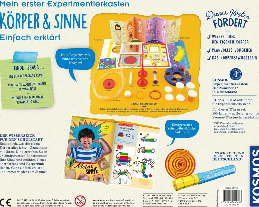 Mein erster Experimentierkasten - Körper&Sinne