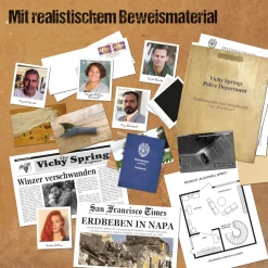 Murder Mystery Case File Der Tote im Weinkeller