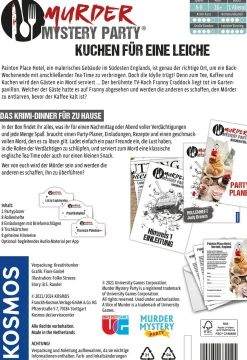 Murder Mystery Party Kuchen für eine Leiche