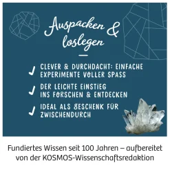 Nachtleuchtender Kristall-Schatz