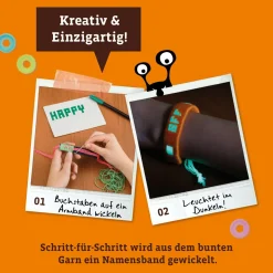 Namensbänder wickeln