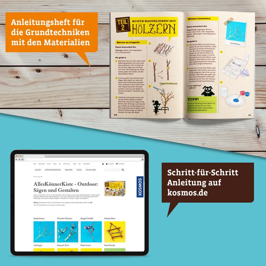 Outdoor Sägen und Gestalten