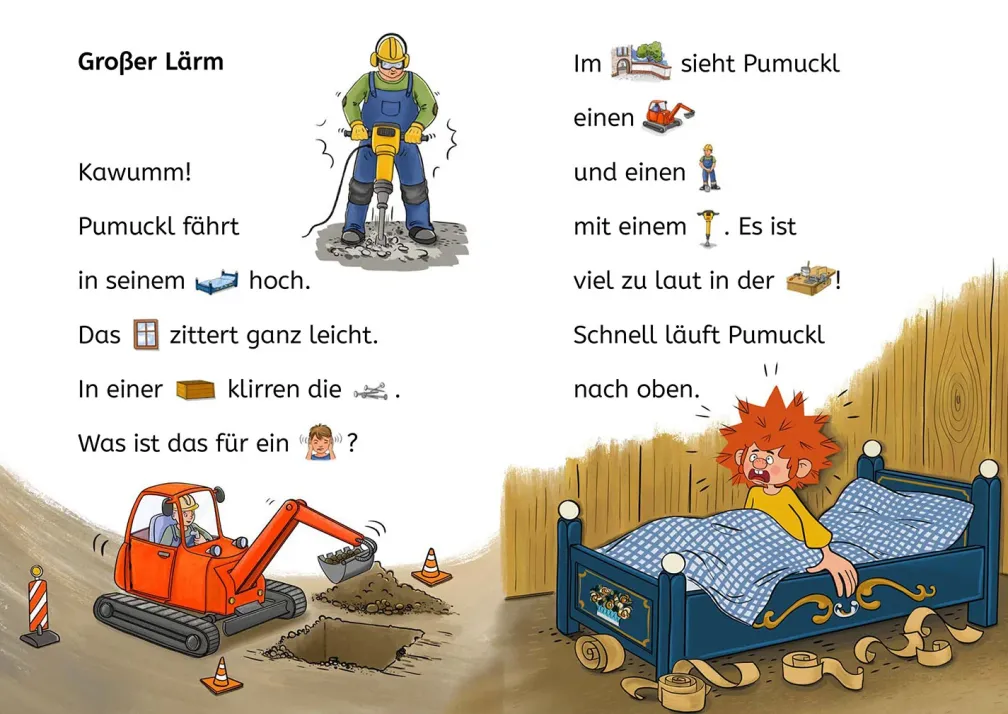 Pumuckl, Bücherhelden Erstes Lesen, Pumuckl auf der Baustelle