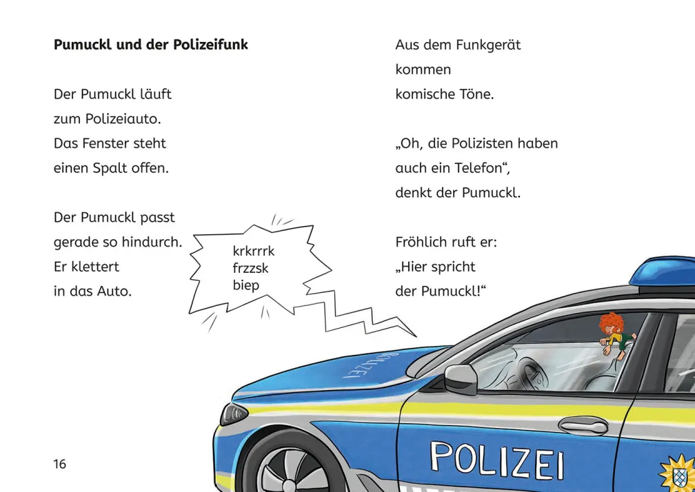 Pumuckl, Bücherhelden 1. Klasse, Pumuckl bei der Polizei