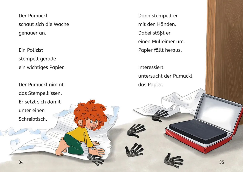 Pumuckl, Bücherhelden 1. Klasse, Pumuckl bei der Polizei
