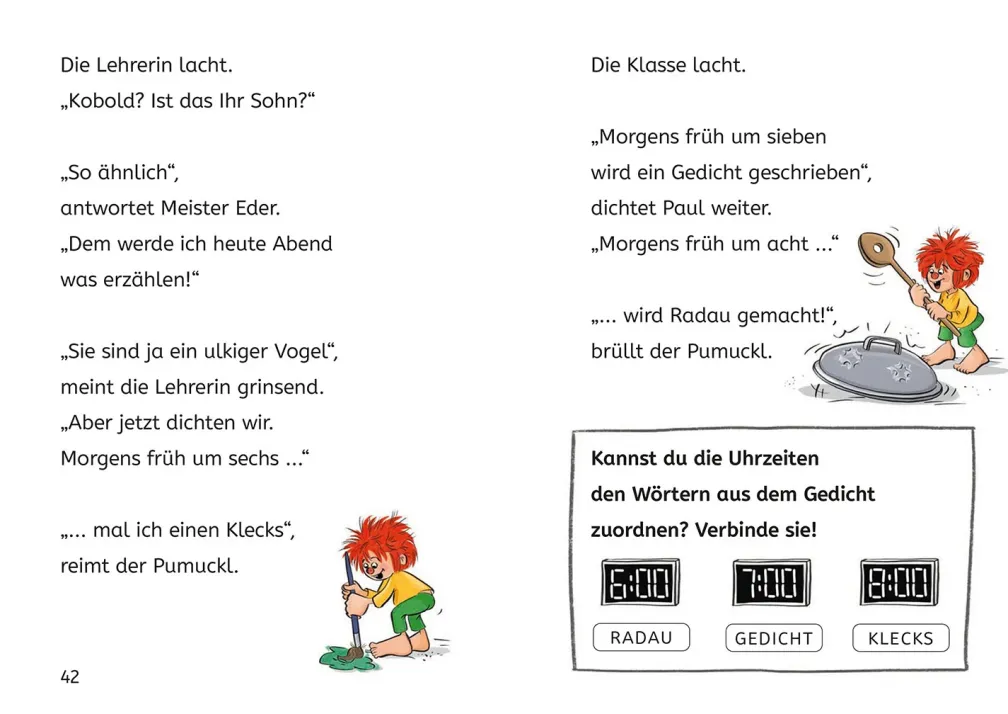 Pumuckl, Bücherhelden 1. Klasse, Pumuckl geht in die Schule