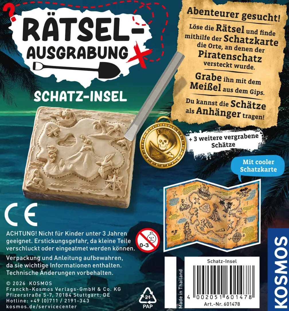 Rätsel-Ausgrabung Schatz-Insel