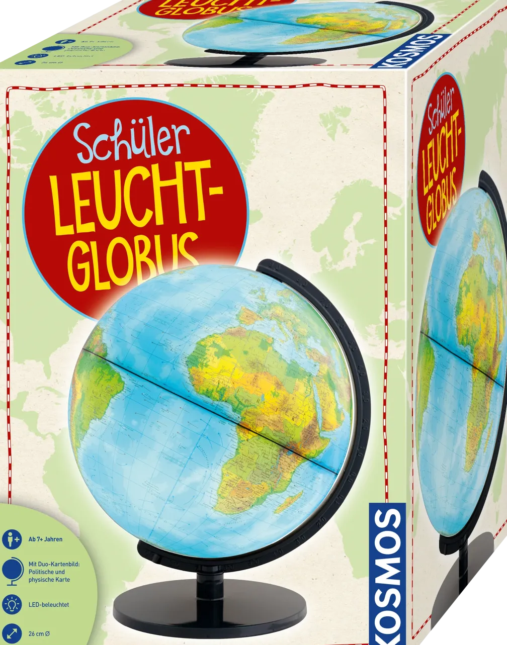 Schüler-Leucht-Globus (aufgebaut)