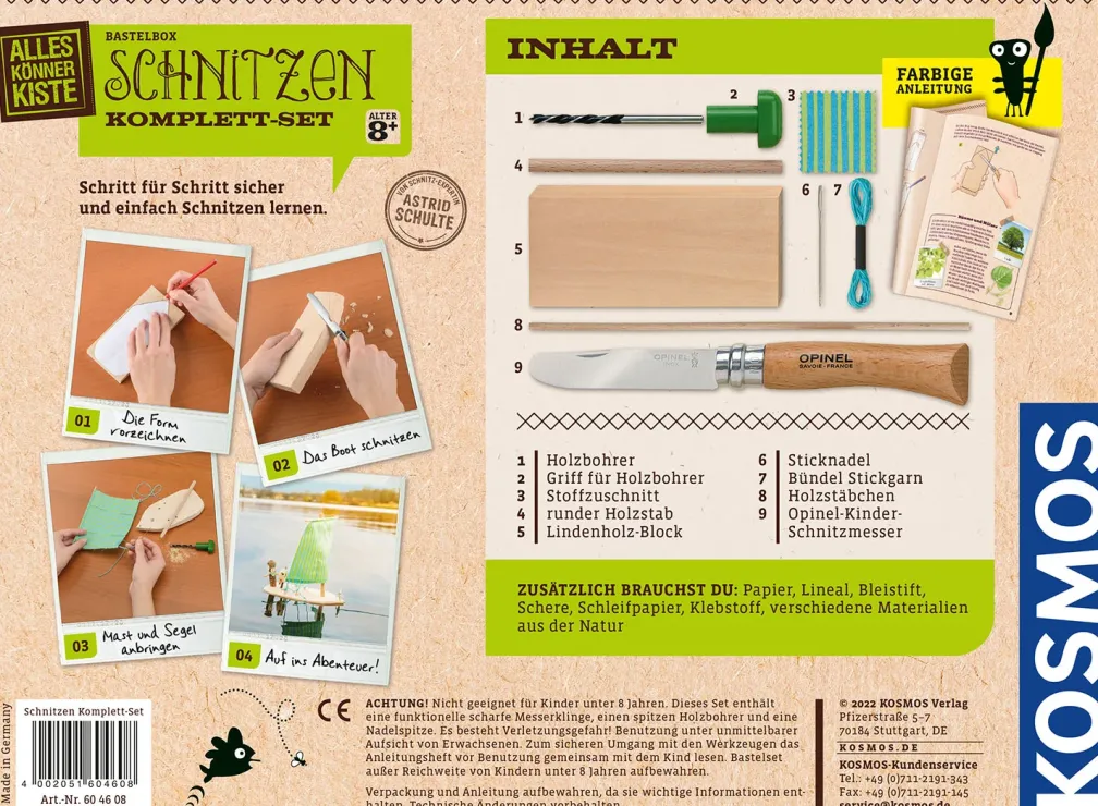 Schnitzen Komplett-Set