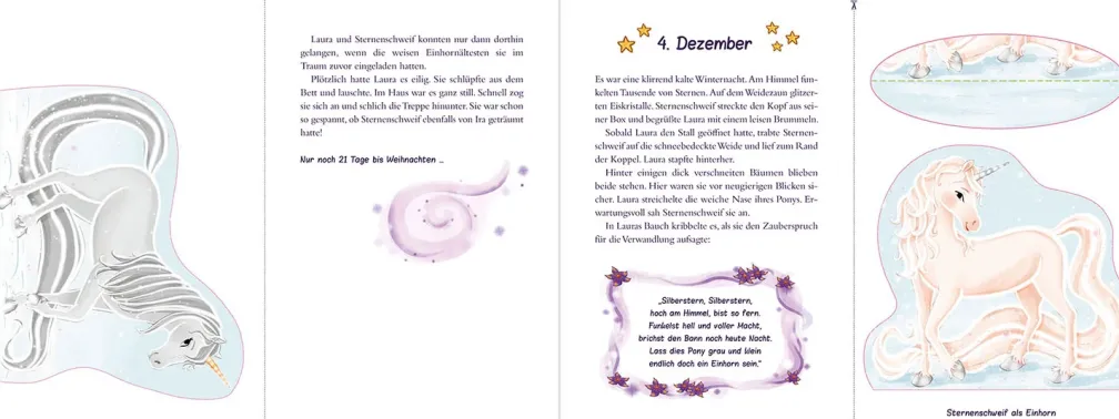 Sternenschweif Adventskalender, Weihnachten im Einhornland